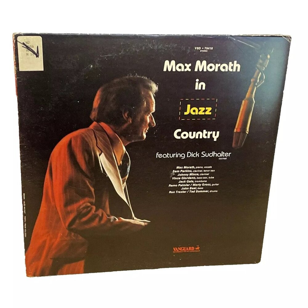 Max Morath Featuring Dick Sudhalter In Jazz Country (Vinyl, 1979) Vanguard VG